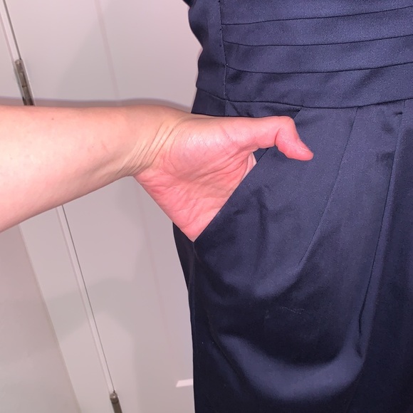 Snap Strapless Pleated Dress - Picture 9 of 17